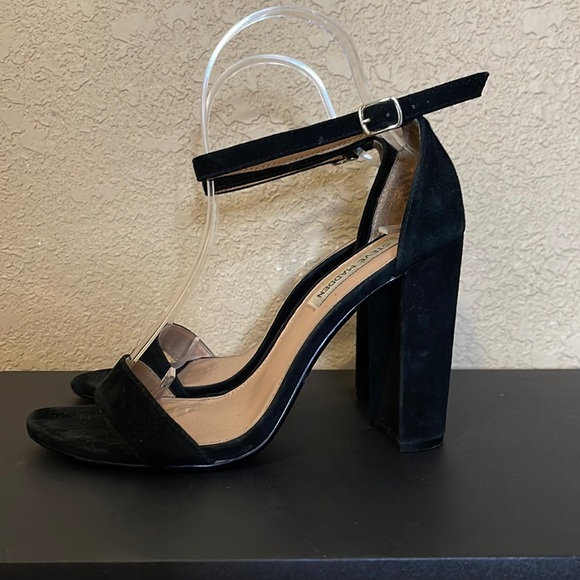 Steve Madden Carrson Ankle Strap Suede Heels Size 8.5M - Picture 3 of 9